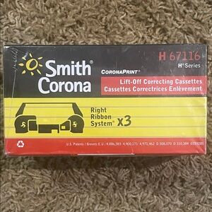 Smith Corona Lift-Off Correcting Cassettes